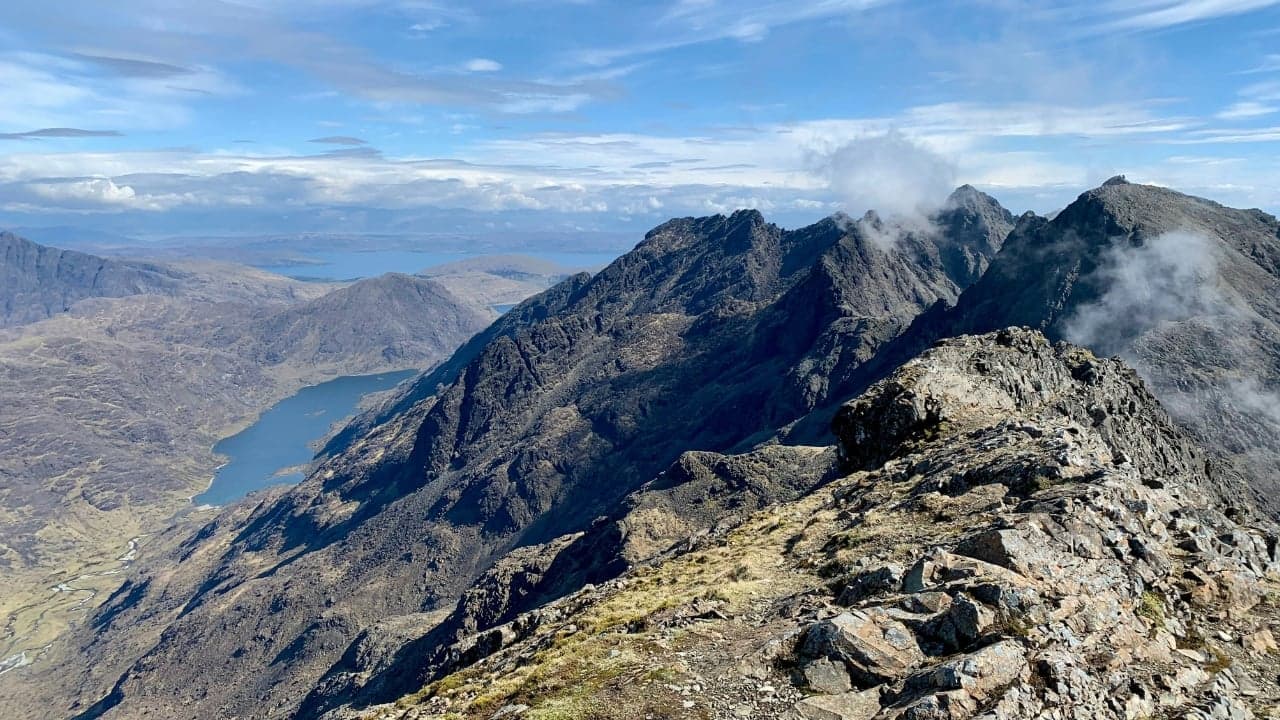 View from Sgurr Sgumain